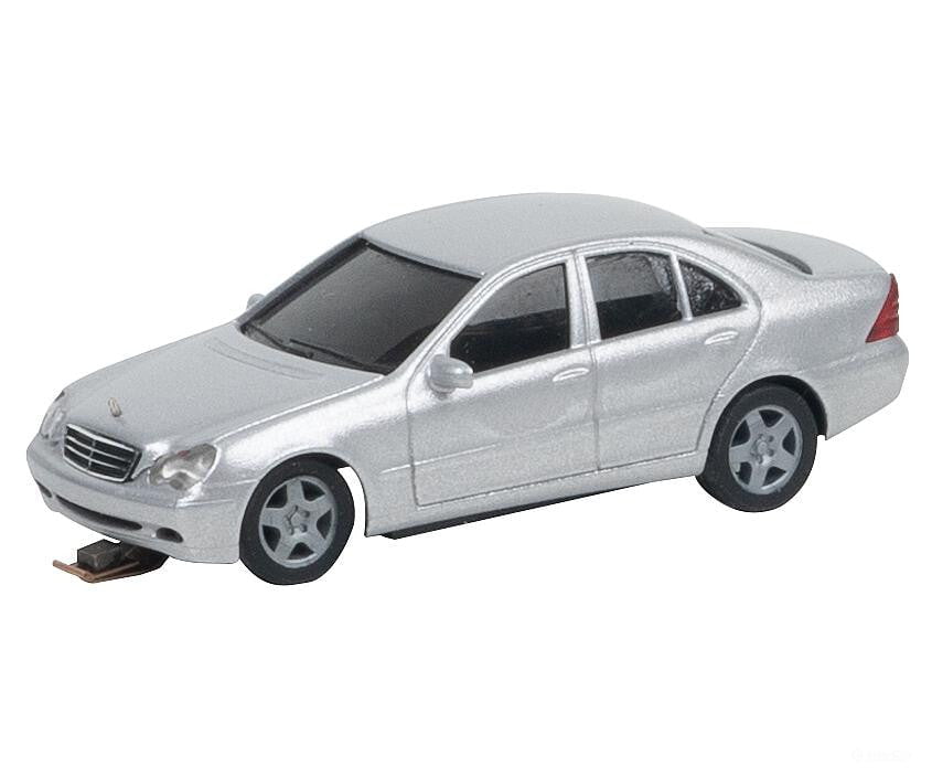 Faller 161425 HO MB C-Class W 203 silver (HERPA) - Cars & Trucks