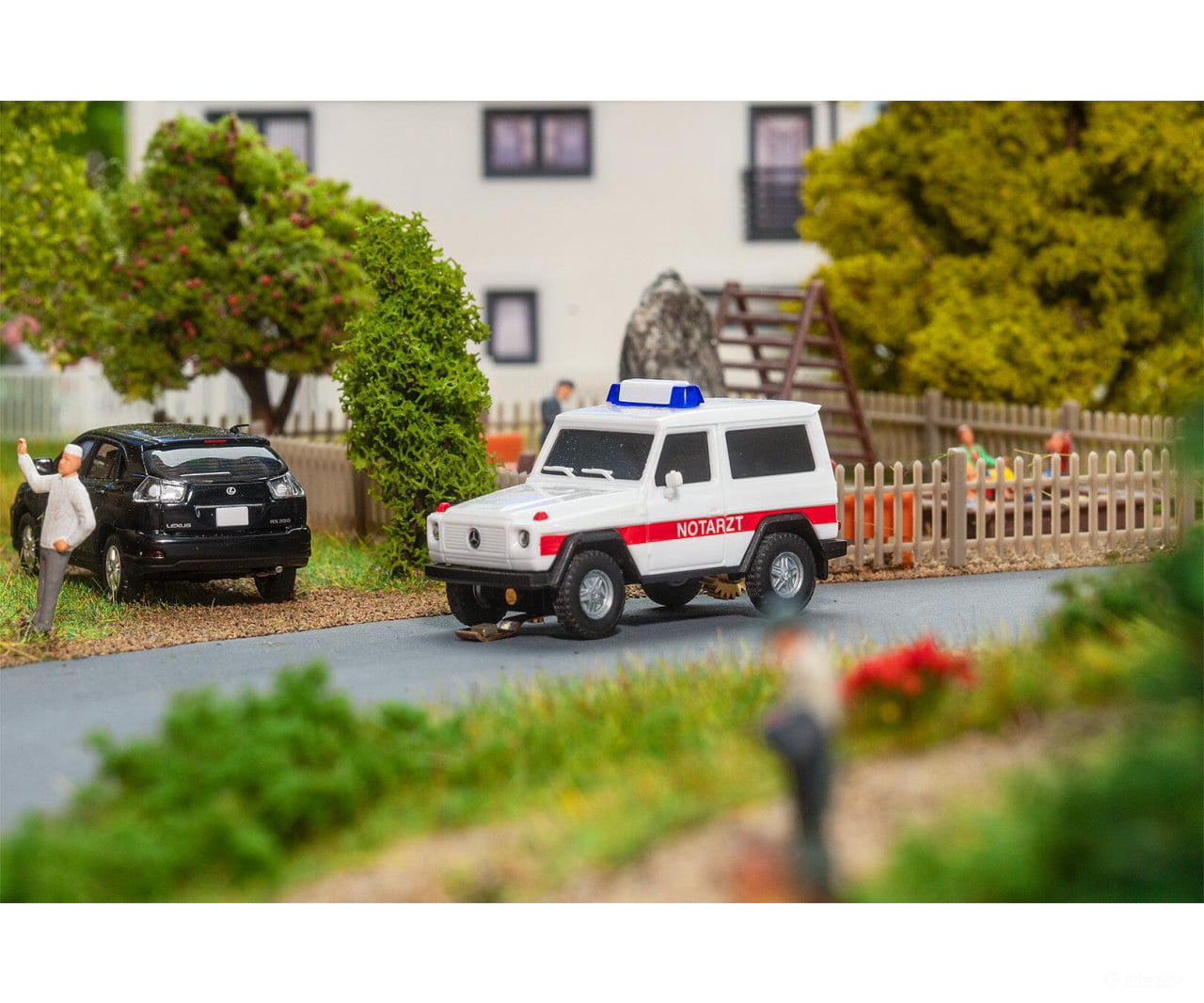 Faller 161448 HO SUV MB G-Class Emergency doctor (HERPA) Cars & Trucks