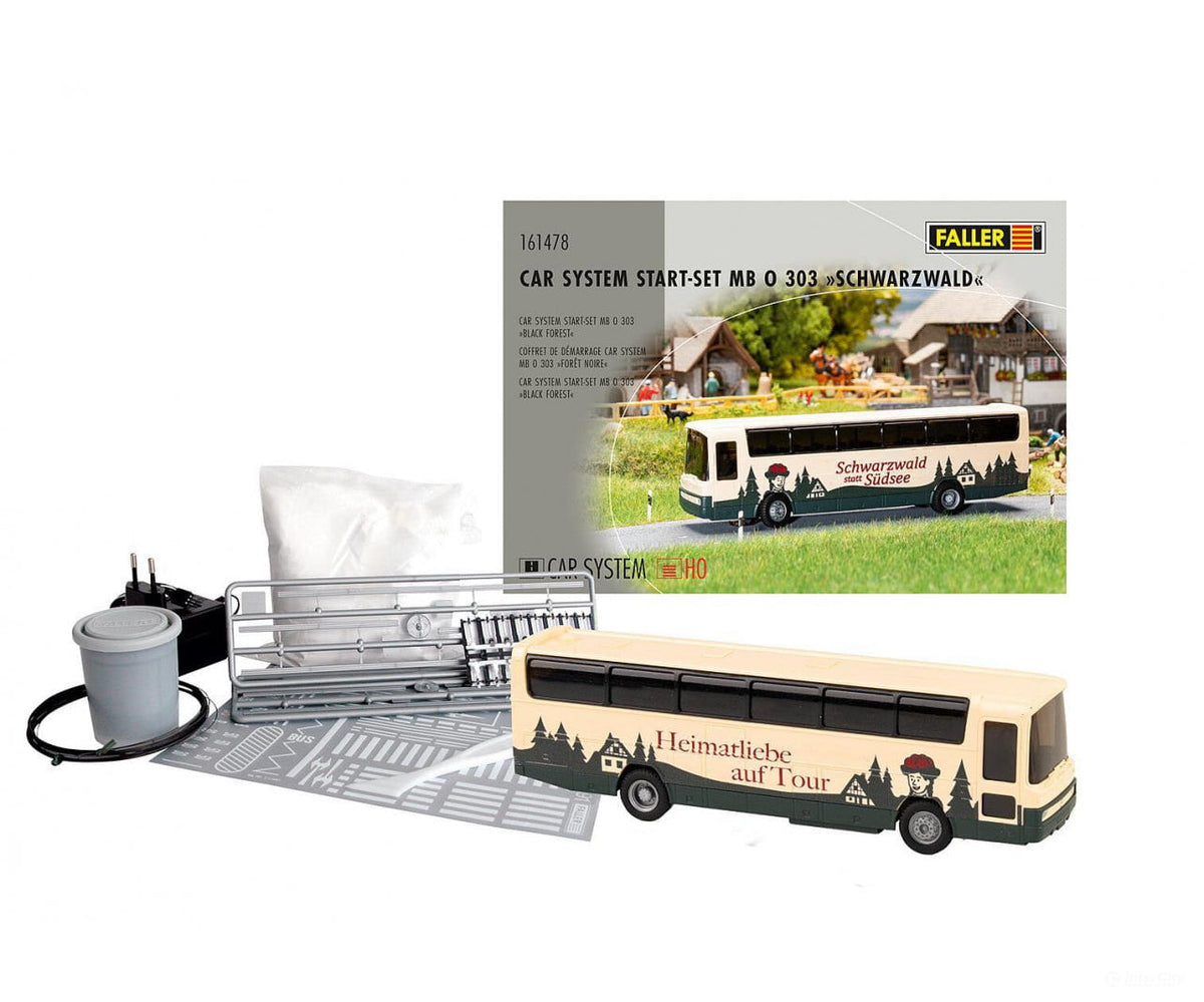 Faller 161478 Car System Start-Set MB O 303 Black Forest (WIKING) - Cars & Trucks