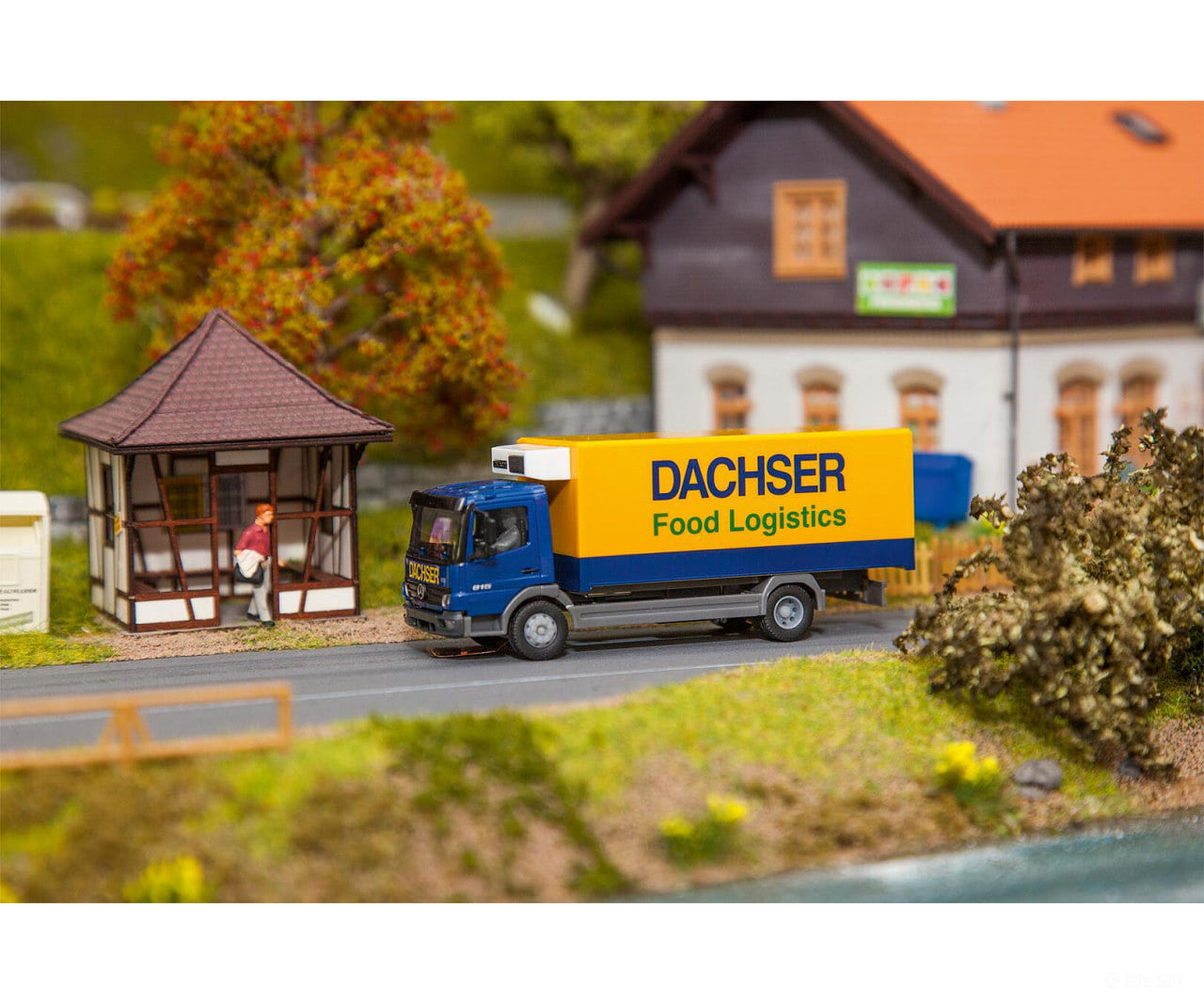 Faller 161489 Ho Car System Start-Set Mb Atego Lorry Dachser Cars & Trucks