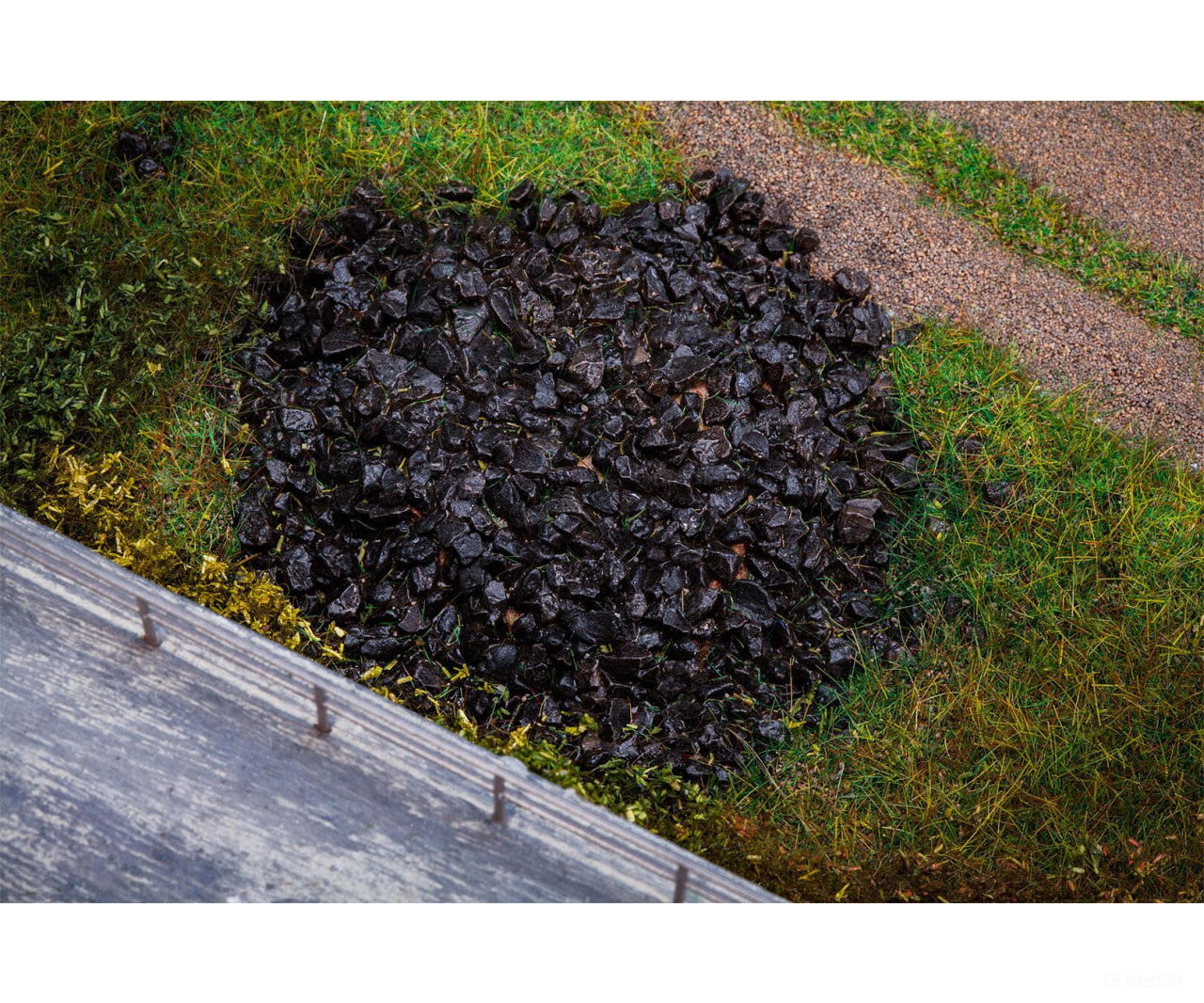 Faller 170301 Ho Tt N Z Scatter Material Coal Black 650 G Ballast & Roadbed