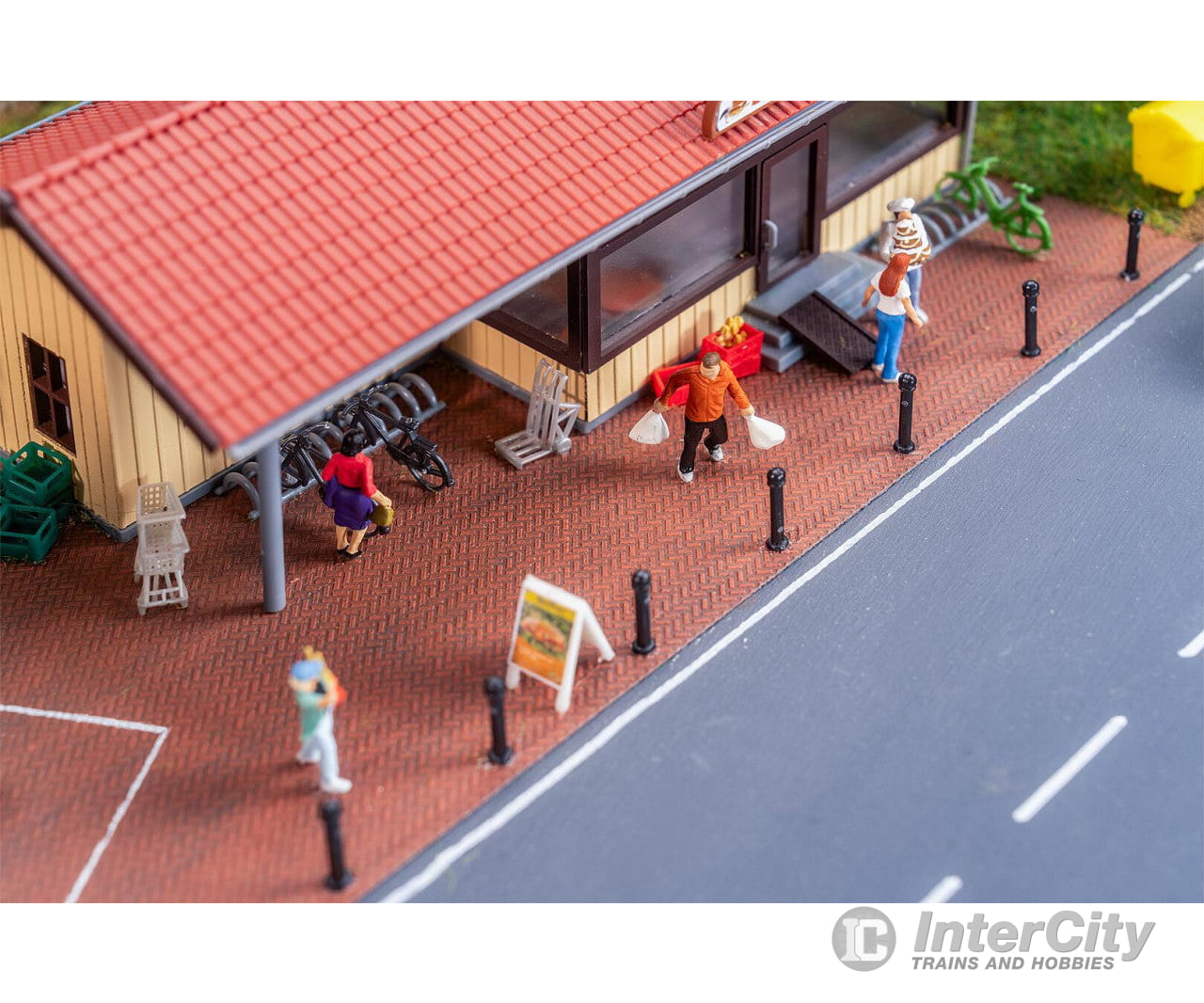 Faller 170316 HO PREMIUM Road film Clinker paving red Roads & Streets