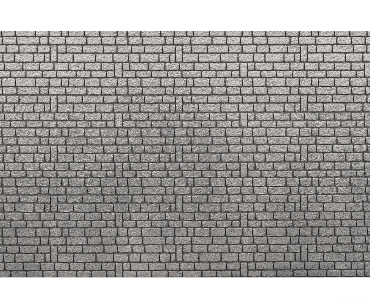 Faller 170936 HO Decorative panel Stretcher masonry cuboid grey - Other Scenery