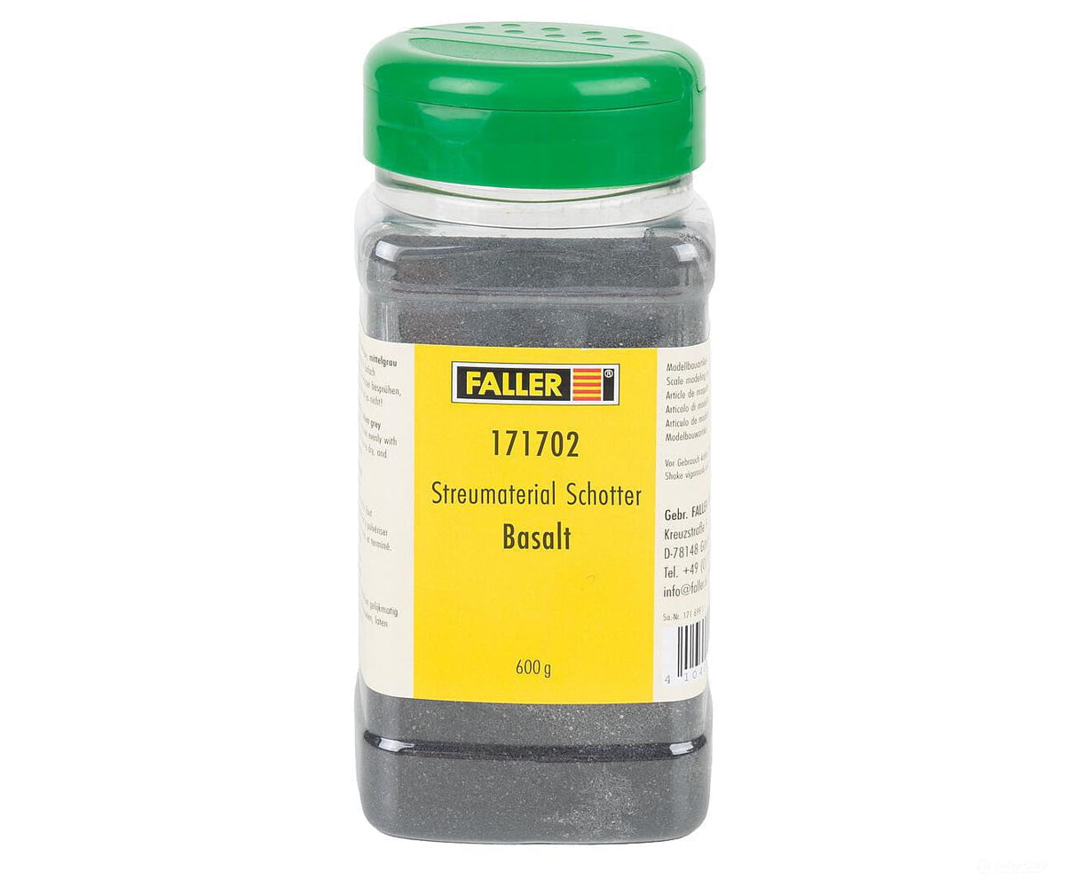 Faller 171702 HO Gritting material Gravel basalt 600 g - Ballast & Roadbed