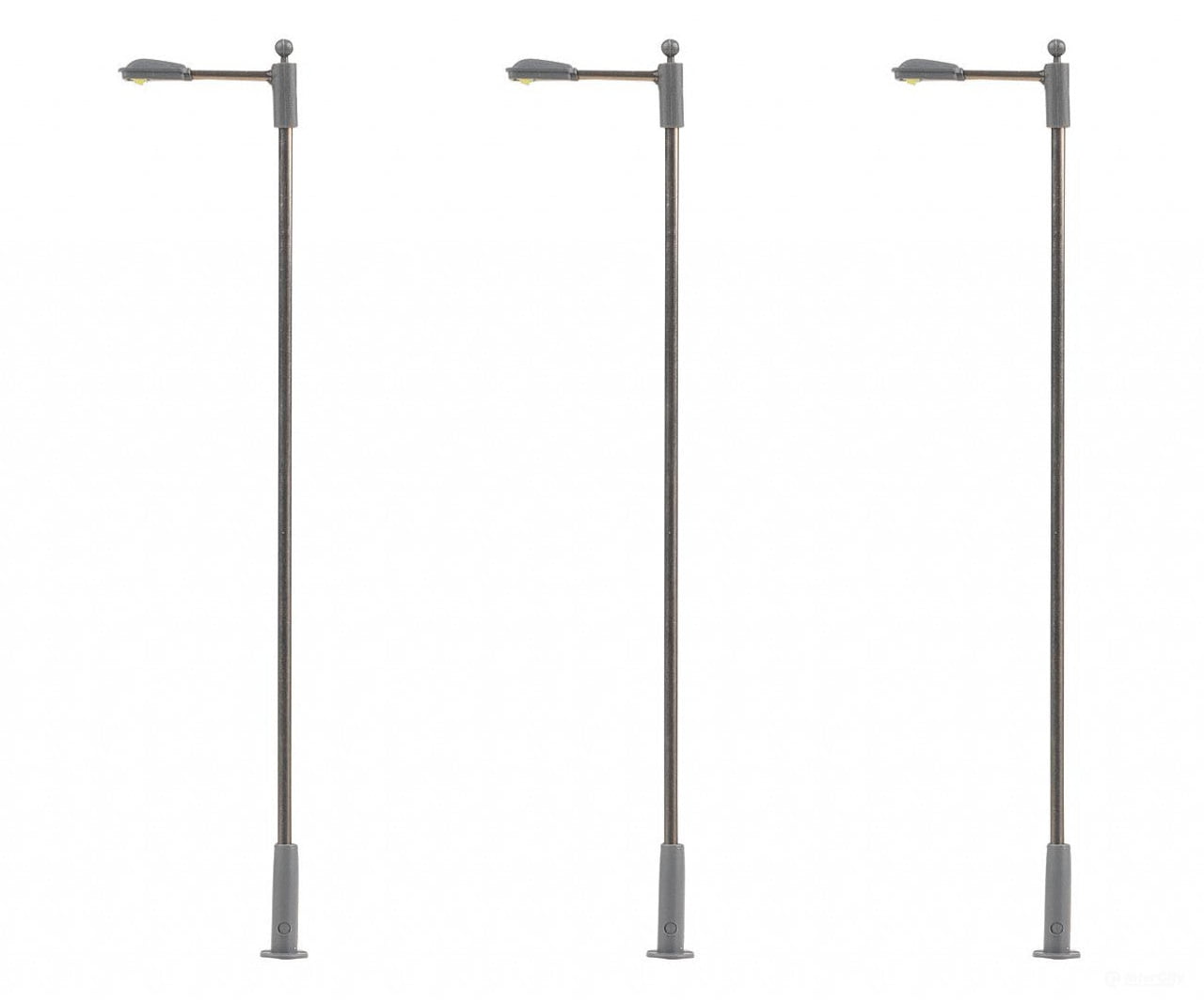 Faller 180102 Ho Led Street Light Pole-Integrated Lamps Cold White 3 Pieces Lights & Electronics