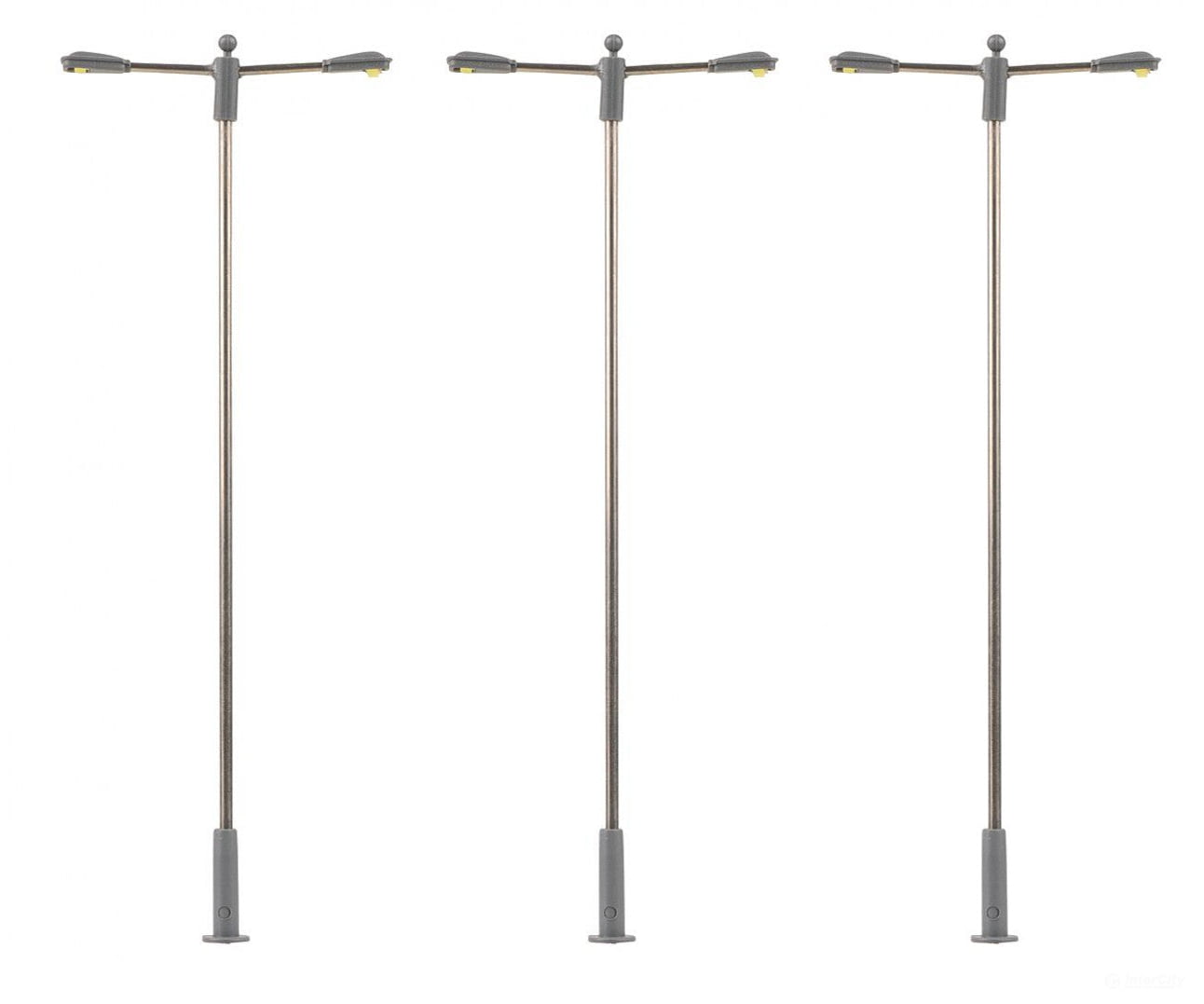 Faller 180103 Ho Led Street Lights Pole-Integrated Lamps Cold White 3 Pieces Lights & Electronics