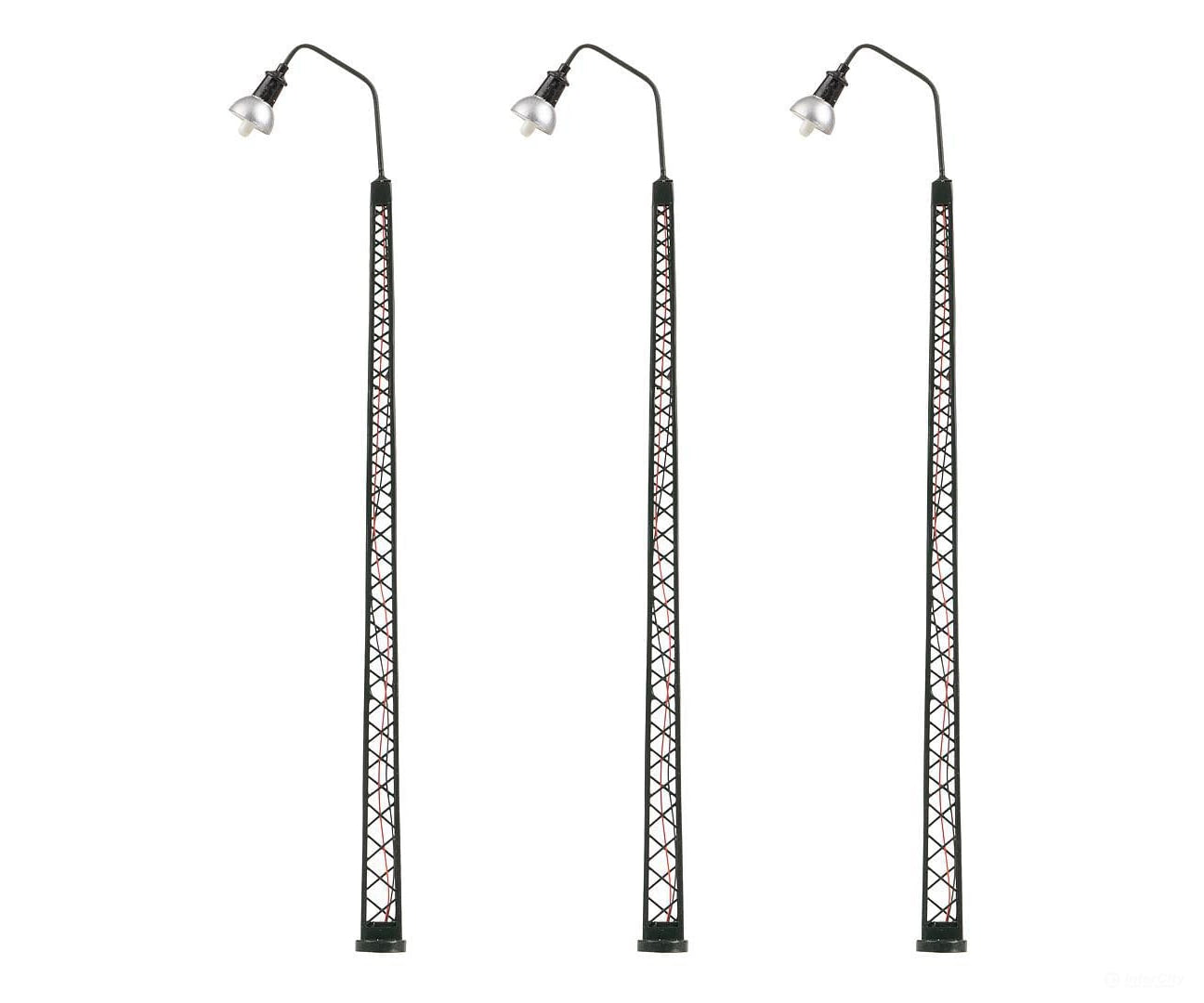 Faller 180109 Ho Led Lattice Mast Arc Luminaires Cold White 3 Pieces Lights & Electronics