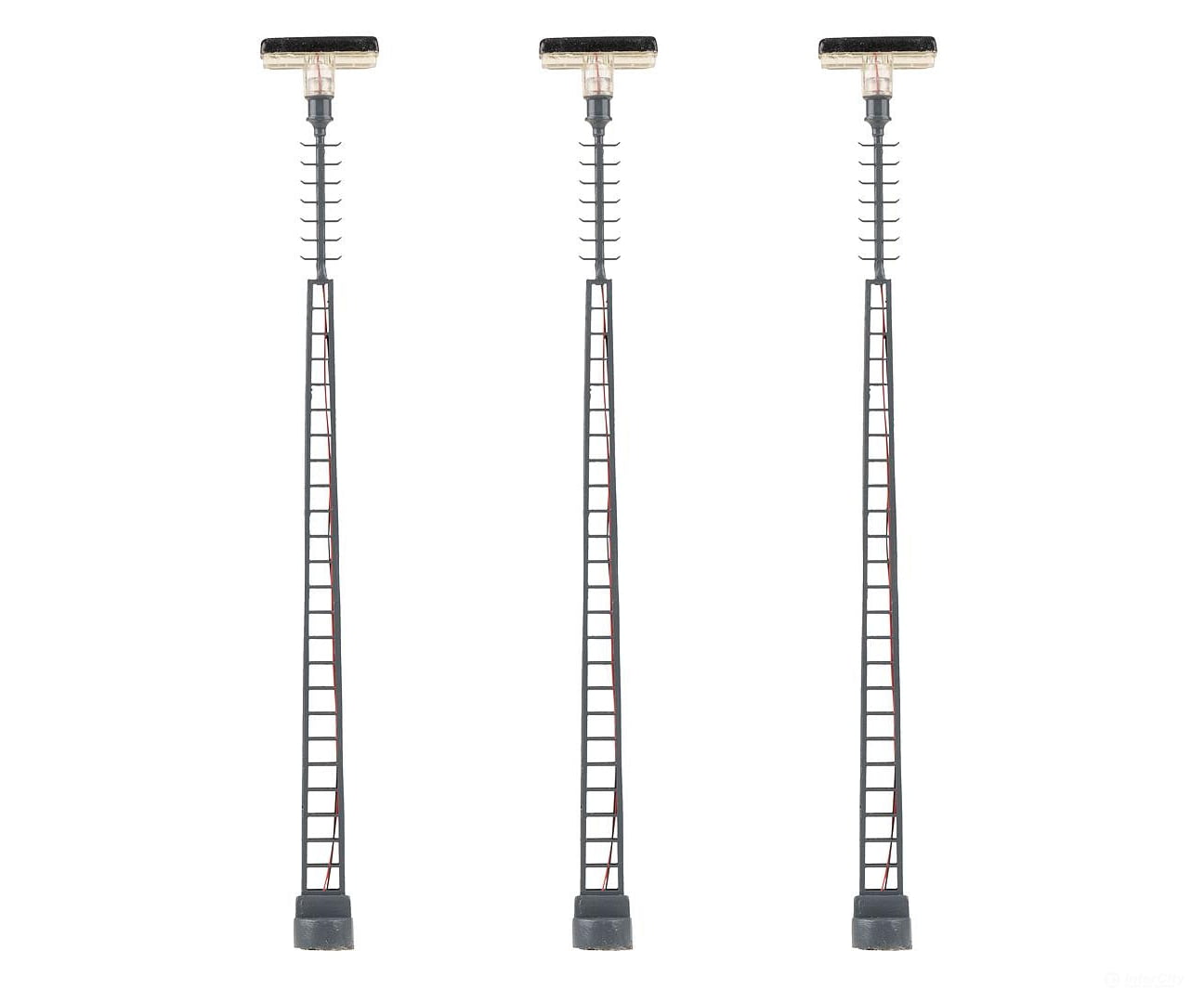 Faller 180118 Ho Led Lattice Mast Top-Mounted Luminaires Warm White 3 Pieces Lights & Electronics