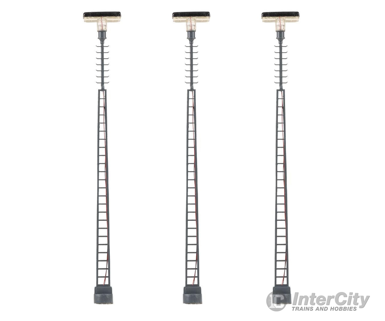 Faller 180118 Ho Led Lattice Mast Top-Mounted Luminaires Warm White 3 Pieces Lights & Electronics
