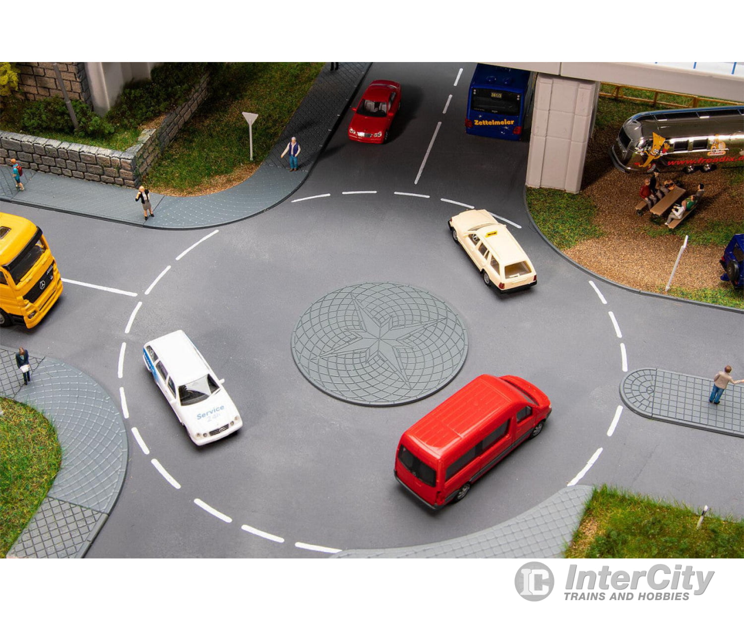 Faller 180277 Ho Mini Roundabout And Traffic Island Roads & Streets