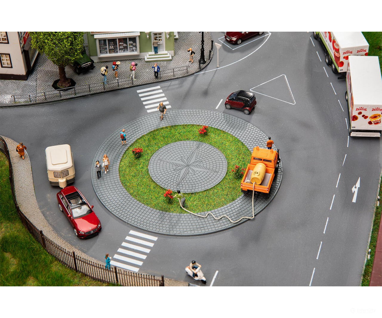 Faller 180278 Ho Roundabout And Traffic Island Roads & Streets