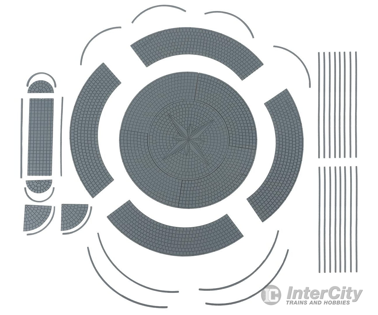 Faller 180278 Ho Roundabout And Traffic Island Roads & Streets