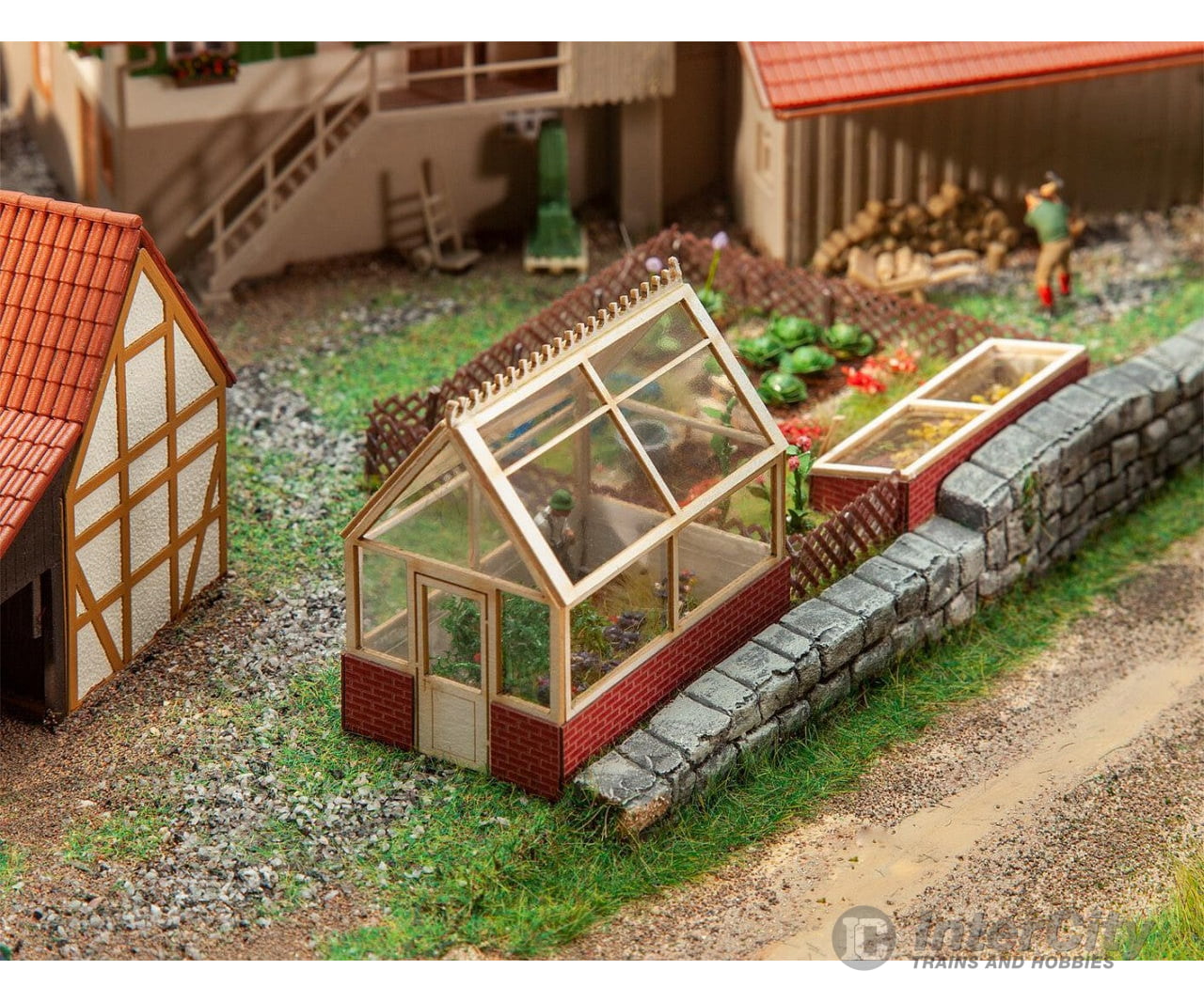 Faller 180305 Ho Greenhouse Scenery Details