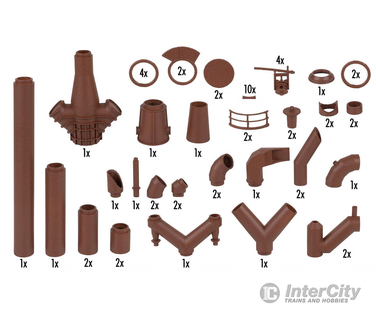 Faller 180328 HO Large pipeline set Structures