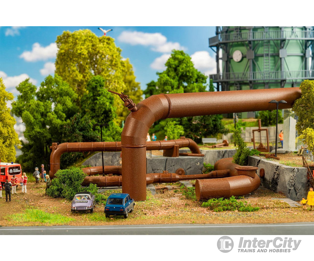 Faller 180328 HO Large pipeline set Structures