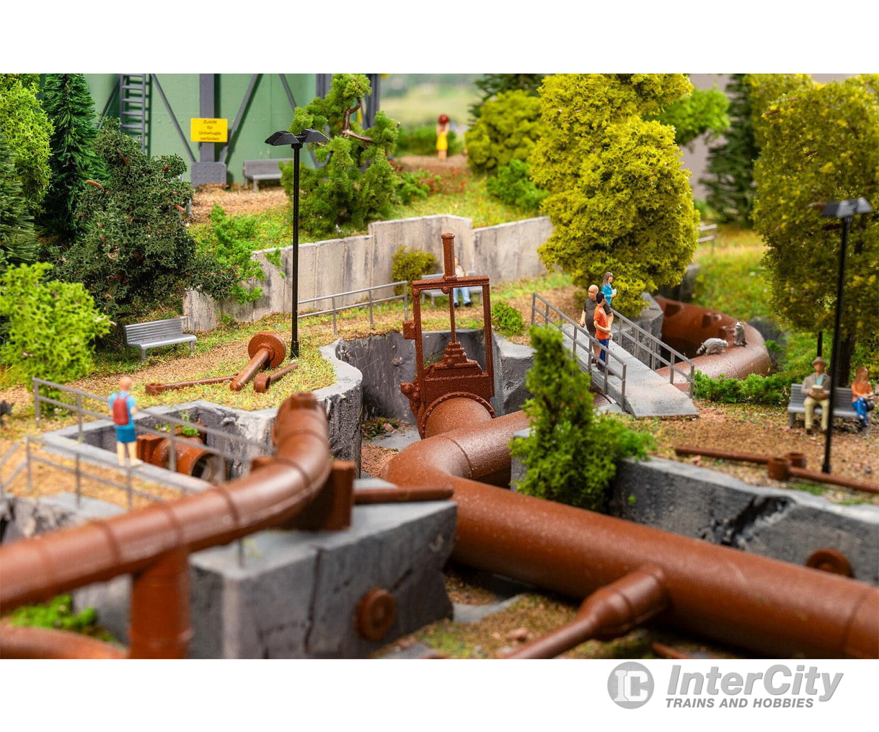 Faller 180328 HO Large pipeline set Structures