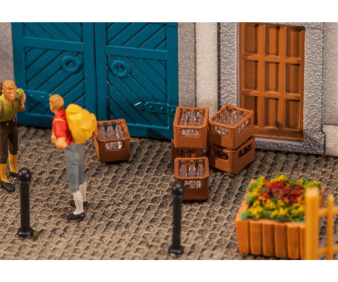 Faller 180334 Ho Set Of Beverage Crates Scenery Details