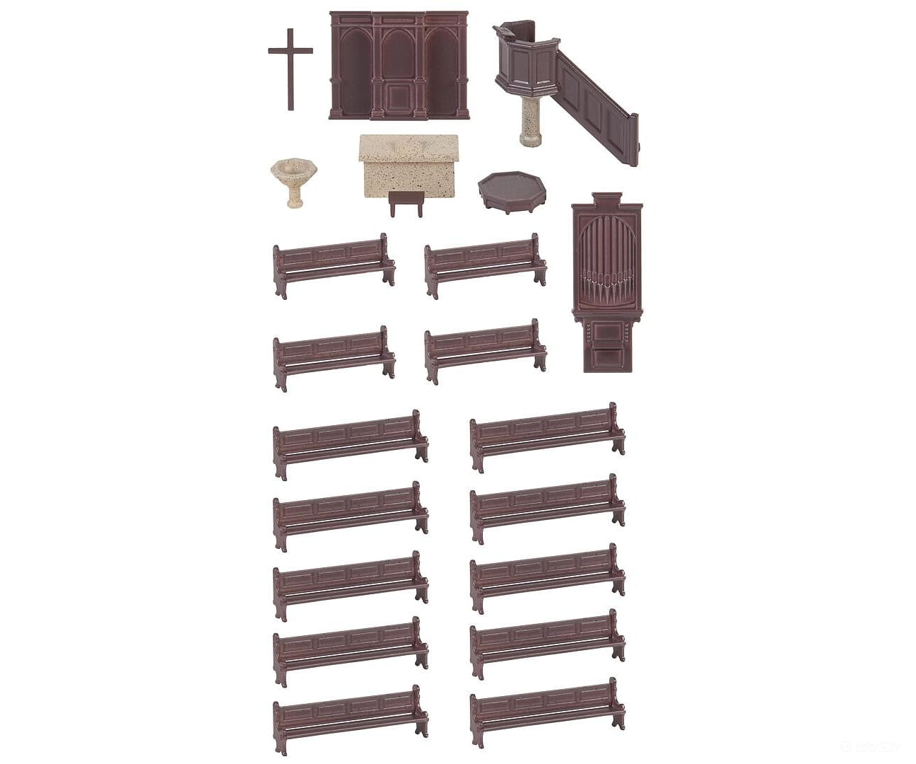 Faller 180346 Ho Church Decoration Set Scenery Details