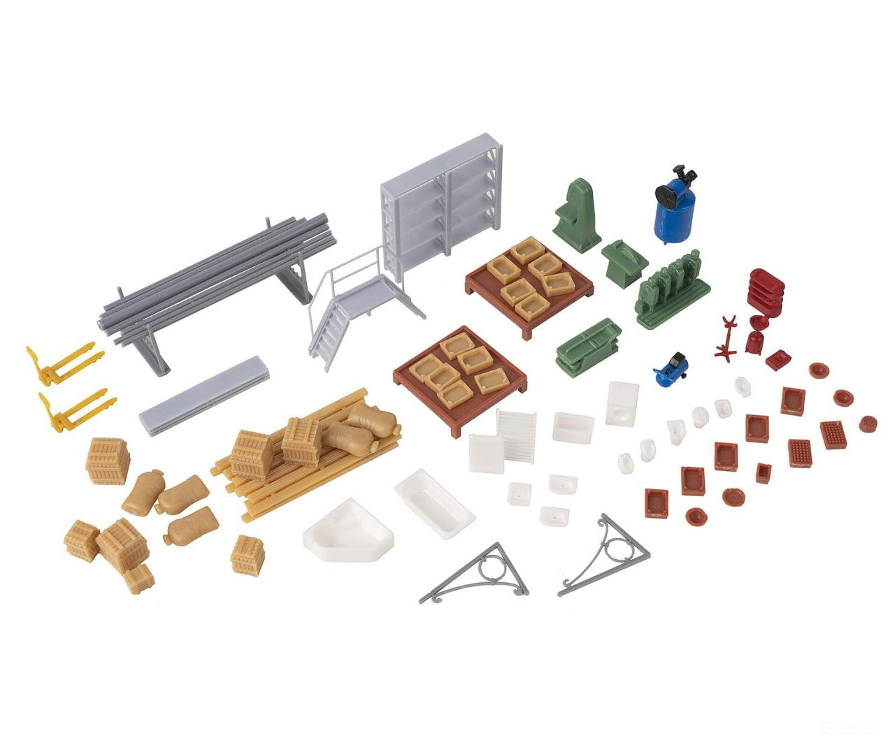 Faller 180351 Ho Diy Shop Interior Decoration Set Scenery Details