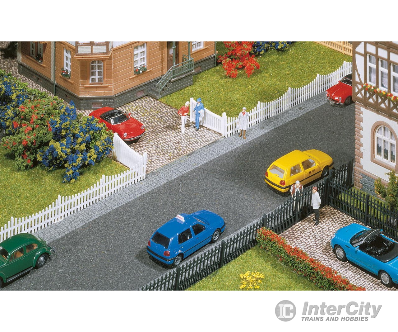 Faller 180410 Ho Garden Fences With Gates 710 Mm Scenery Details