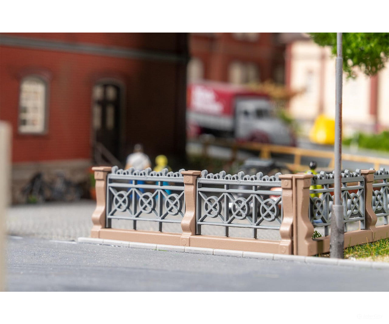 Faller 180426 HO Villa fence grey - Scenery Details