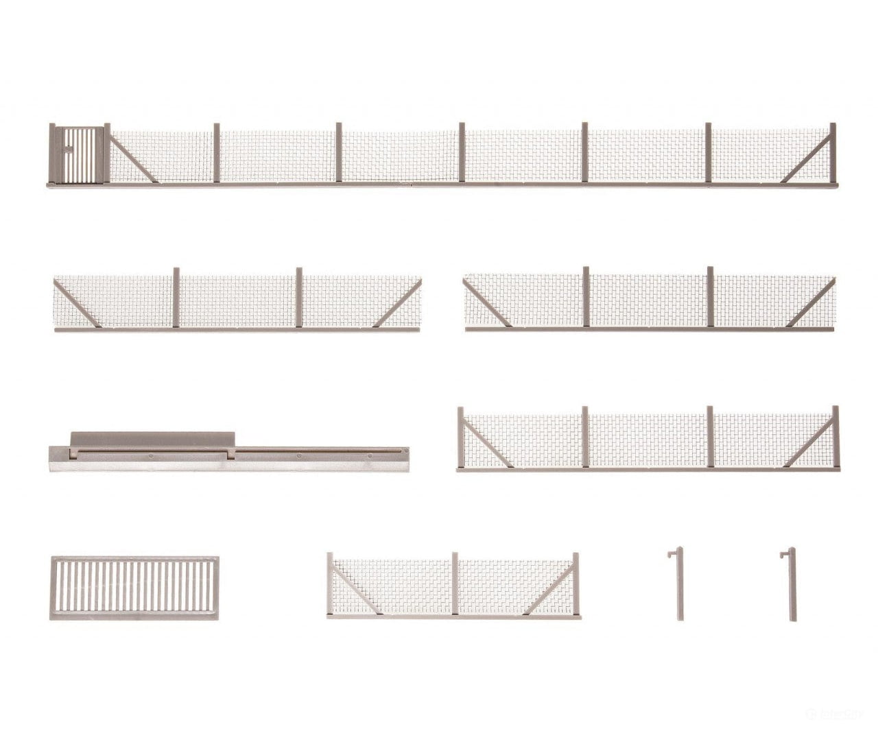 Faller 180433 Ho Metal Industrial Fencing 1010 Mm Scenery Details