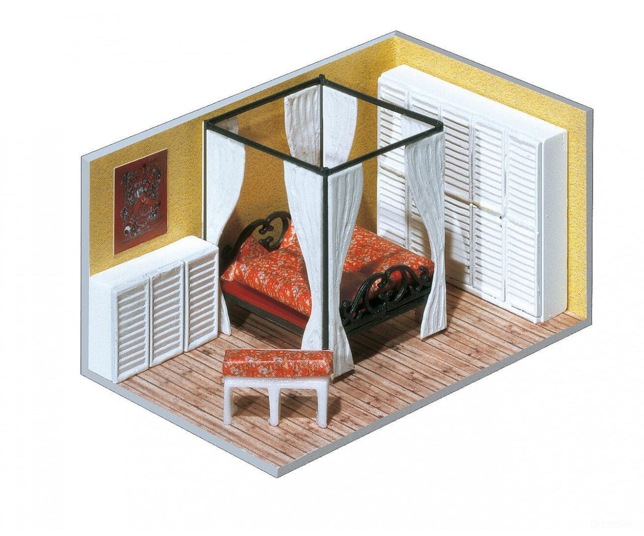 Faller 180545 Ho Building Interior Decoration Scenery Details