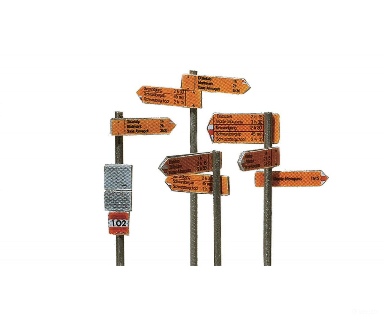 Faller 180548 Ho Rambling Itinerary Accessories Scenery Details
