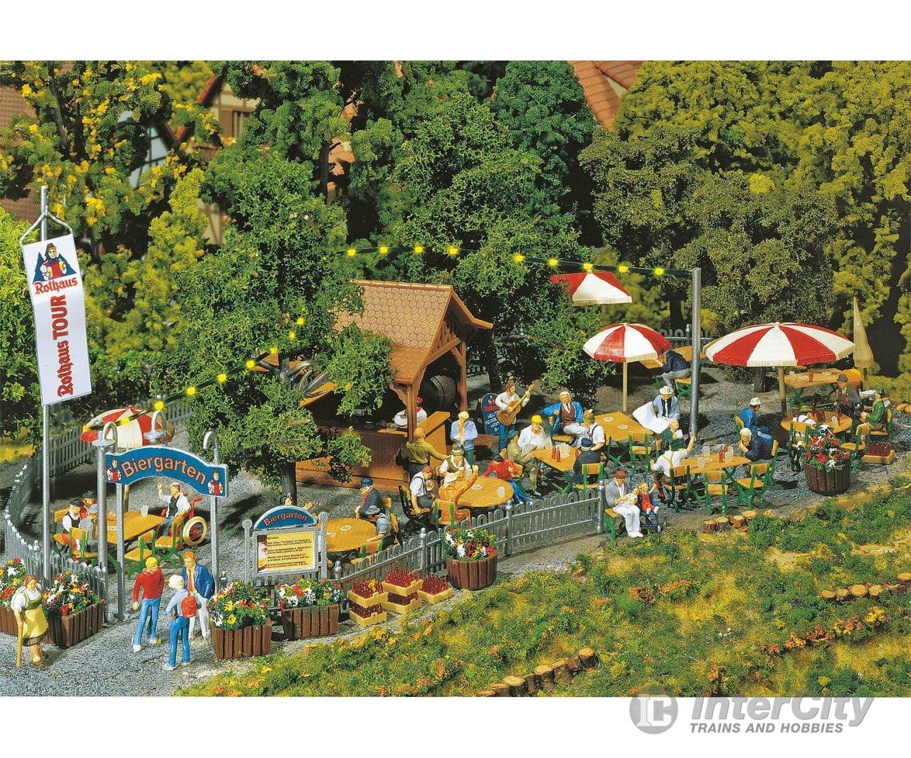 Faller 180564 Ho Beer Garden Scenery Details