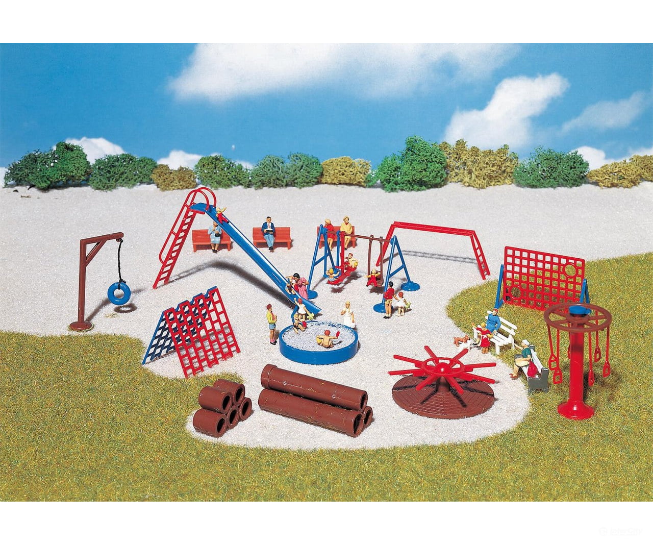 Faller 180576 Ho Playground Equipment Scenery Details