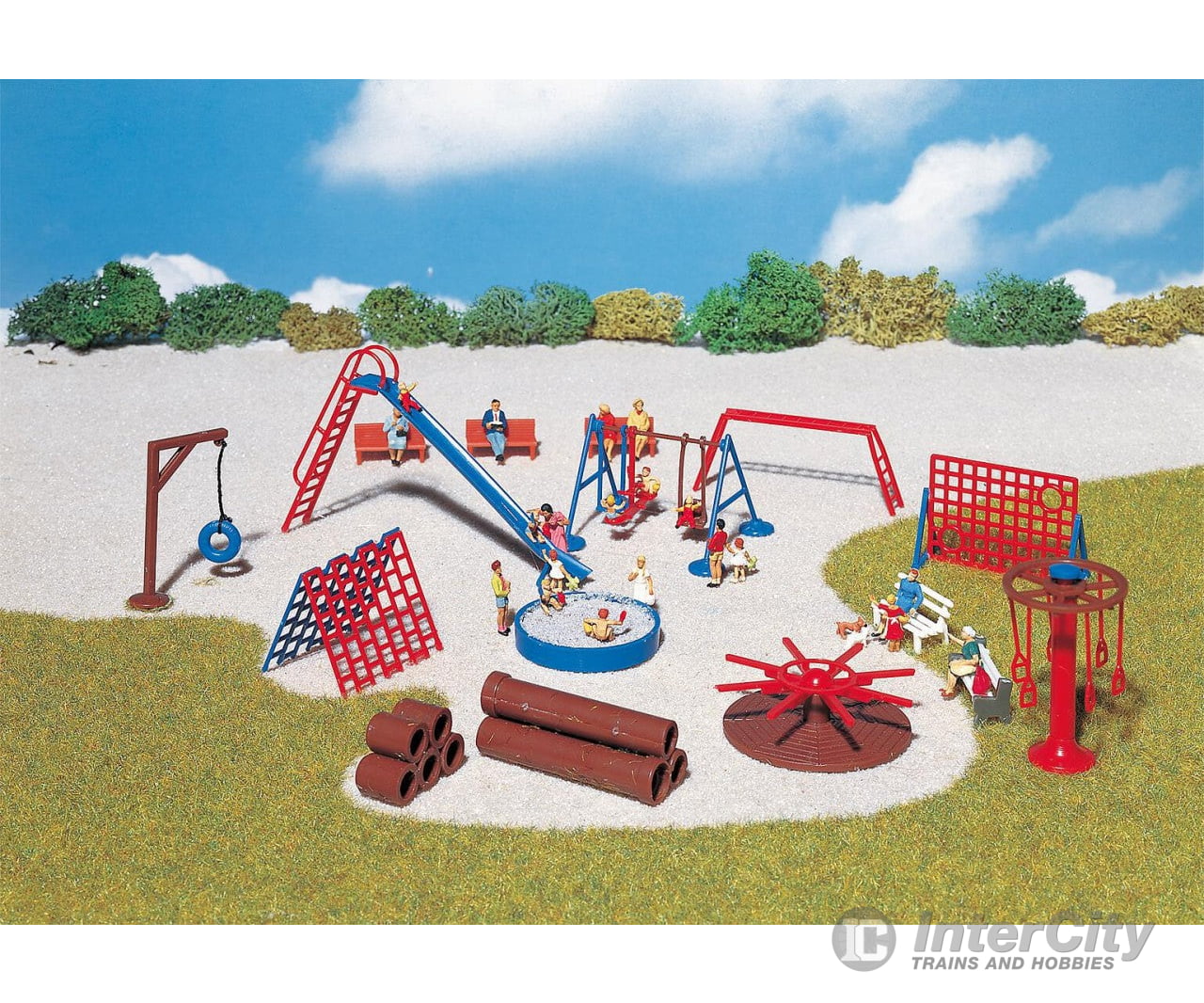Faller 180576 Ho Playground Equipment Scenery Details