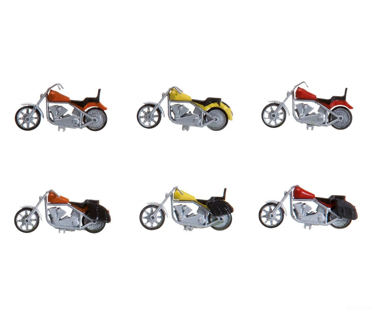 Faller 180603 Ho 6 Motorcycles Scenery Details