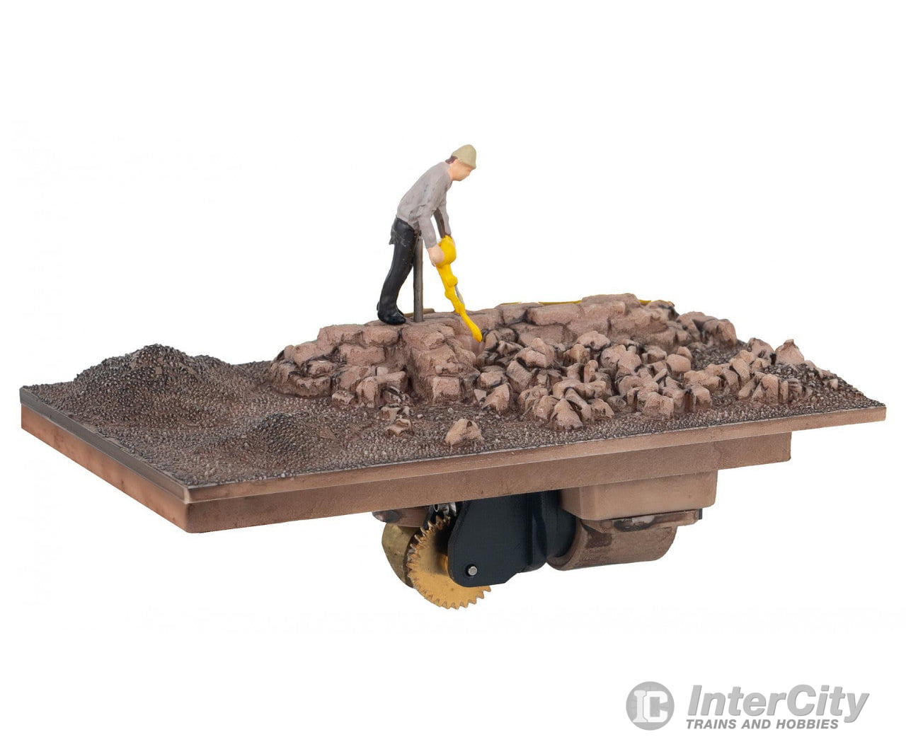 Faller 180693 HO Construction worker with compressor Scenery Details