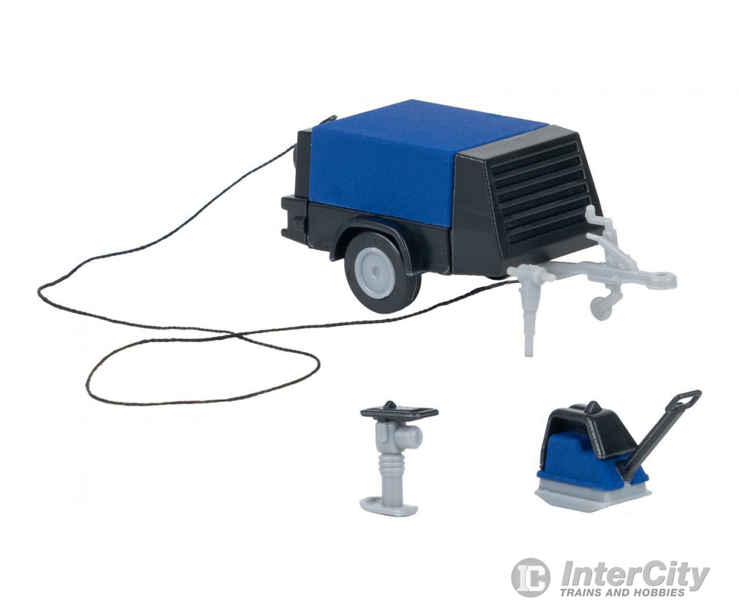 Faller 180693 HO Construction worker with compressor Scenery Details