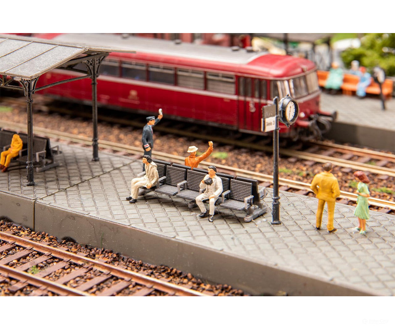 Faller 180867 Ho 2 Platform Benches Scenery Details