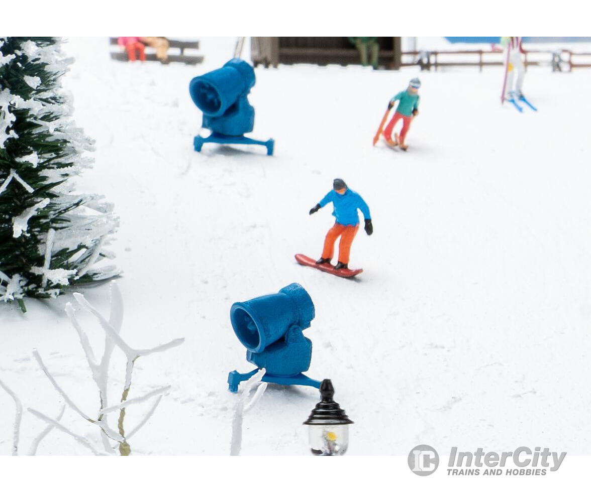 Faller 180873 Ho 2 Snow Cannons Scenery Details