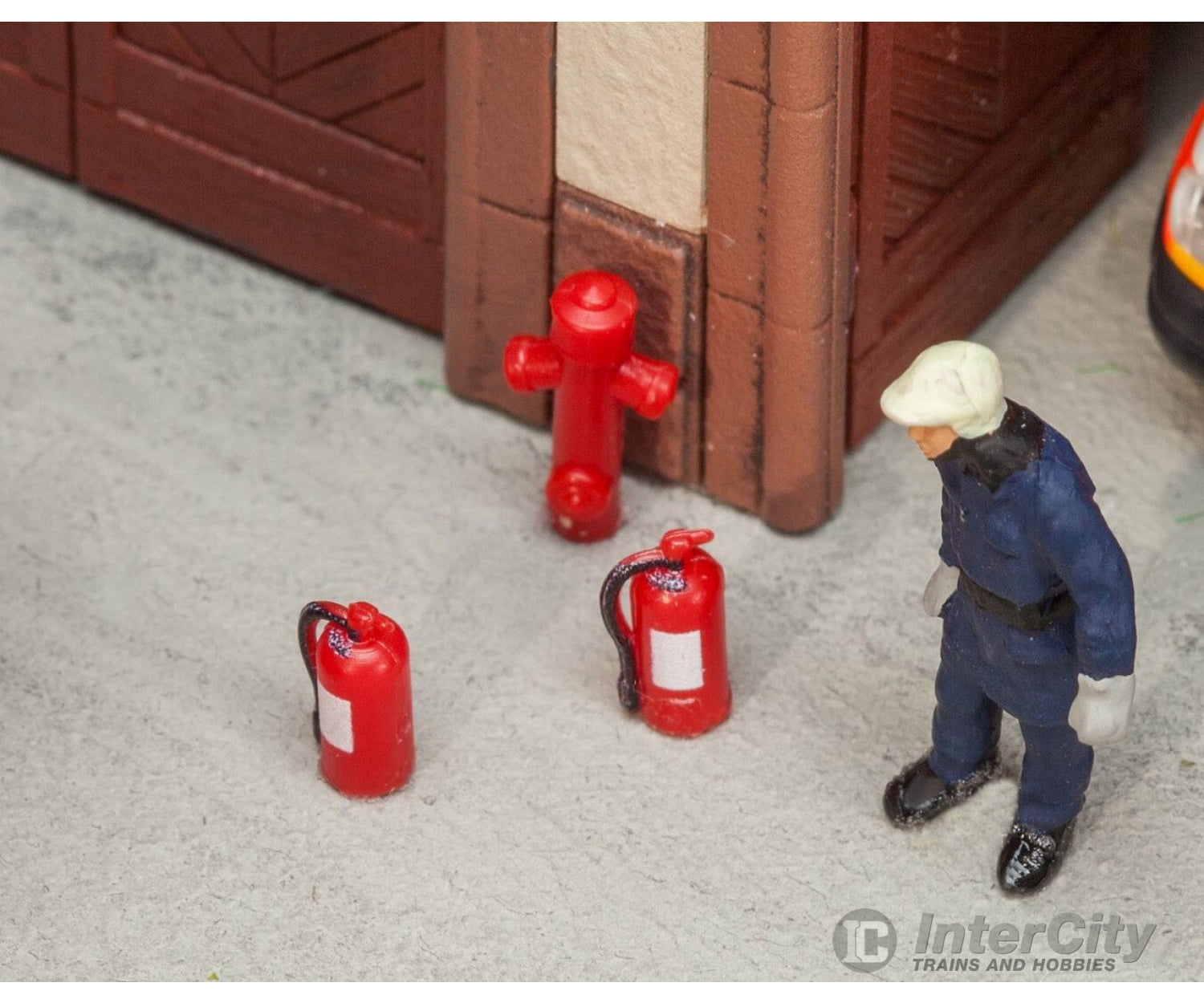 Faller 180950 Ho 6 Extinguishers And 2 Hydrants Roads & Streets