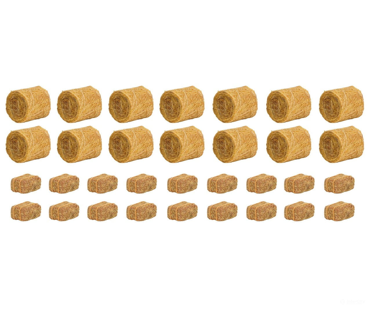 Faller 181286 Ho 14 Round And 18 Square-Cut Bales Of Hay Trees & Vegetation