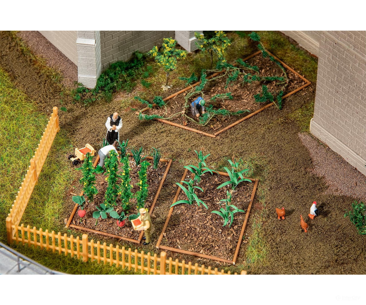 Faller 181292 Ho Vegetable And Fruit Garden Scenery Details
