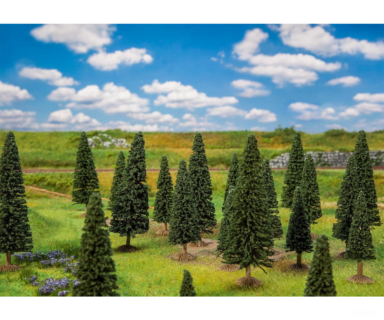 Faller 181541 Tt N 25 Firs Small Assorted Trees & Vegetation