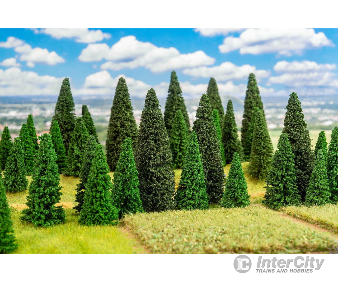 Faller 181543 HO 100 Fir trees assorted Structures