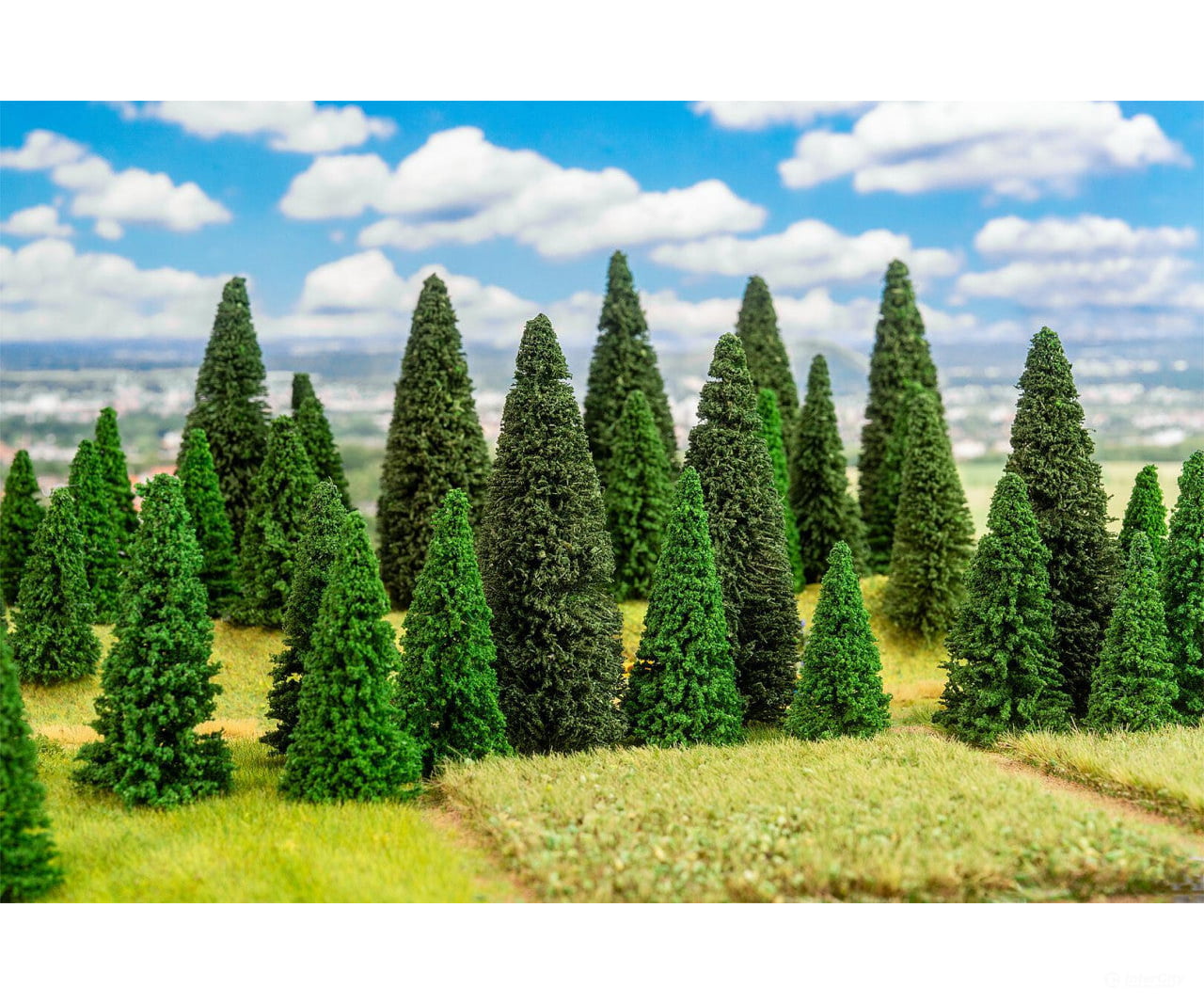 Faller 181543 HO 100 Fir trees assorted Structures