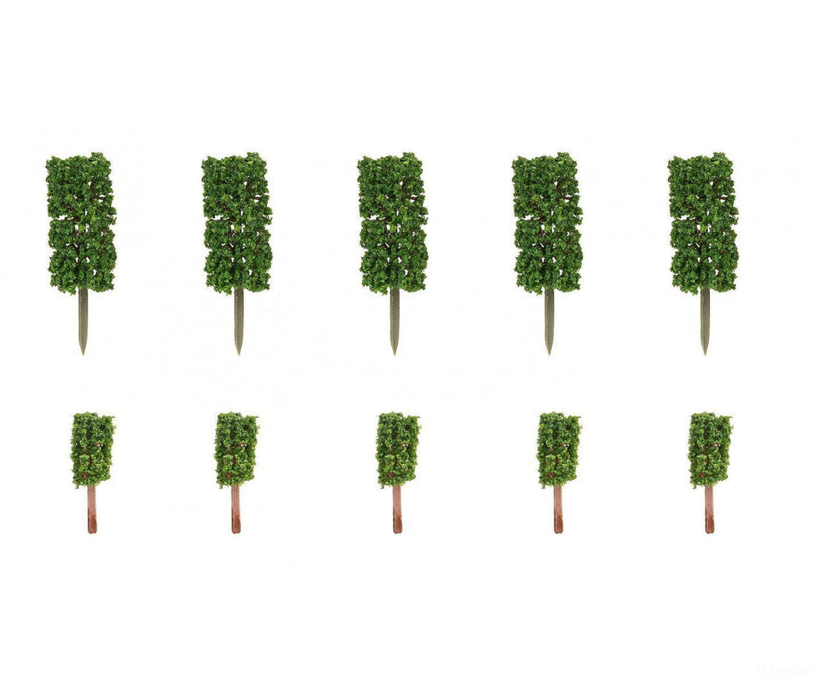 Faller 181592 HO 10 Front garden trees thuja columnar - Trees & Vegetation