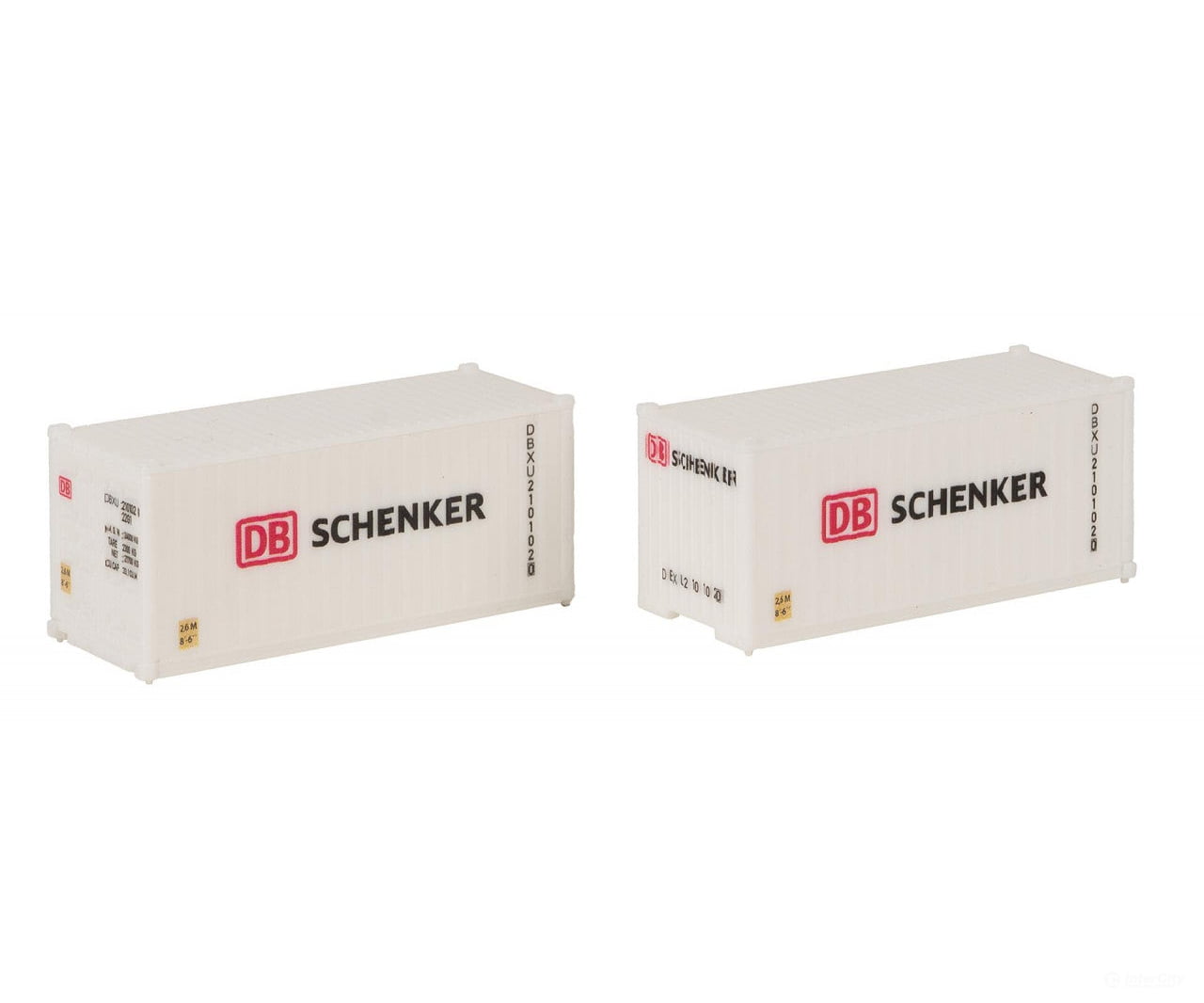 Faller 182053 Ho 20’ Container Db Set Of 2 Freight Loads & Containers