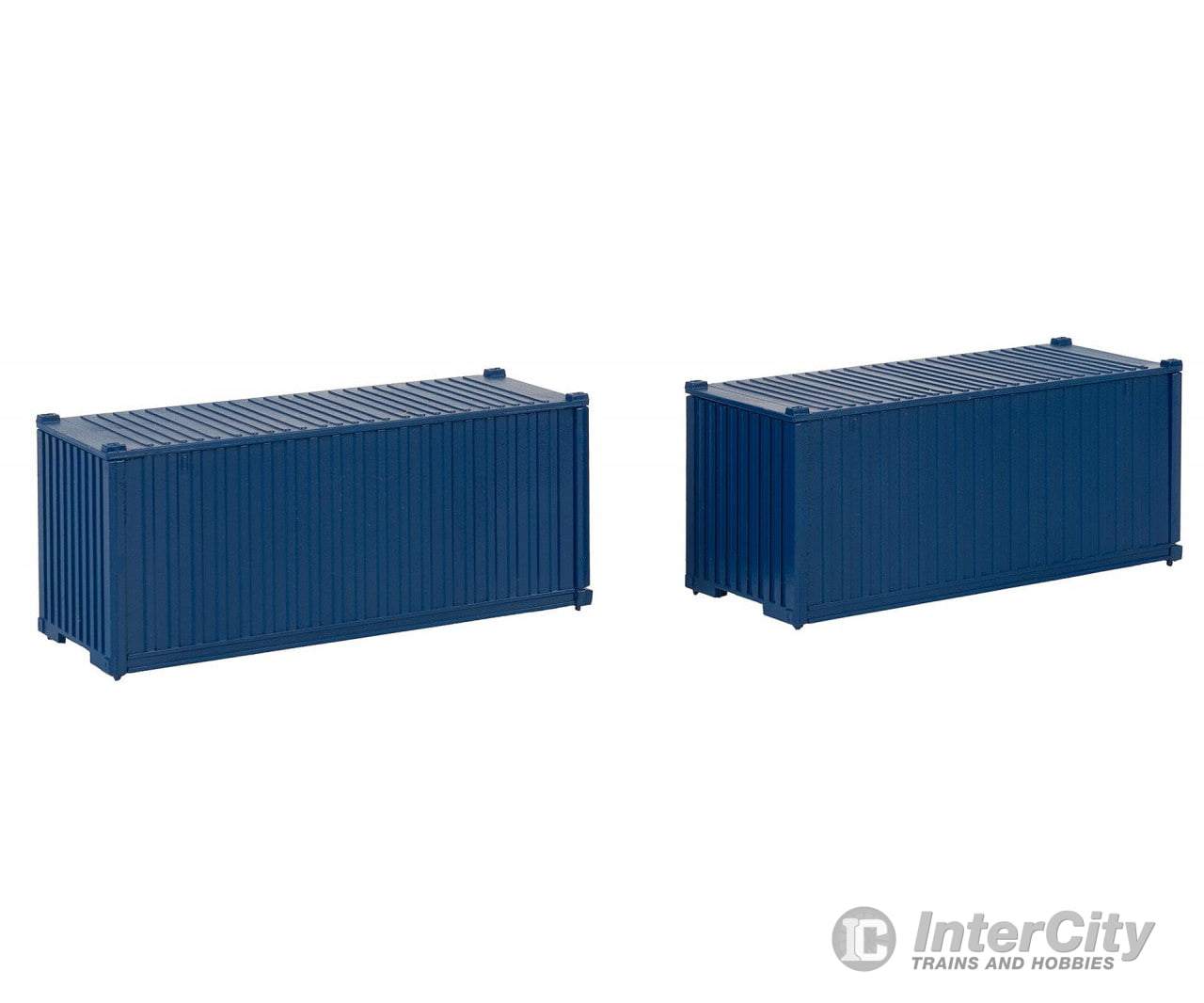 Faller 182054 Ho 20’ Container Blue Set Of 2 Freight Loads & Containers