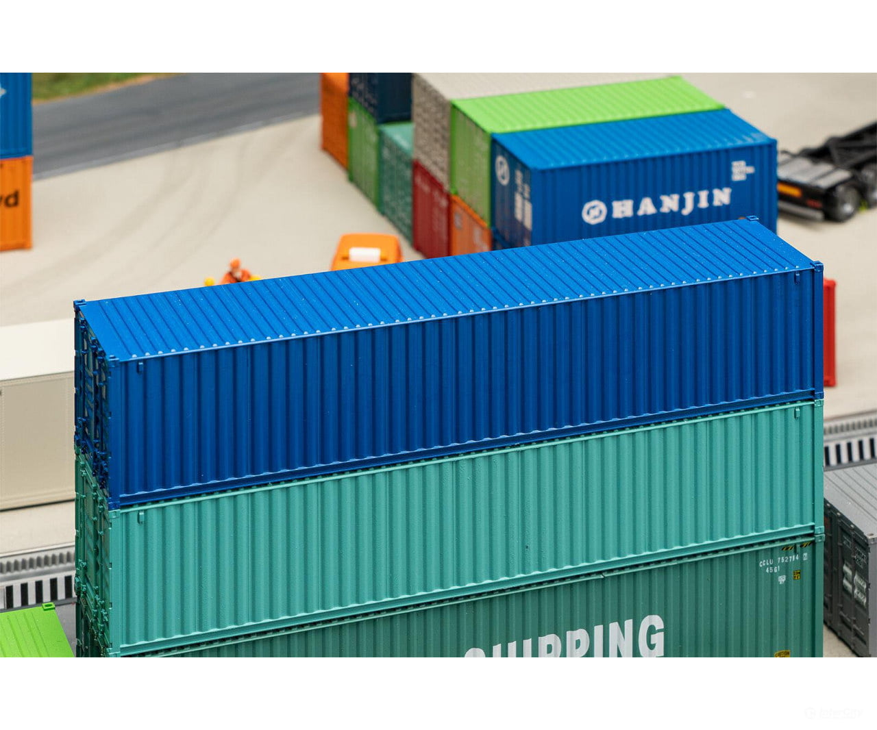 Faller 182102 Ho 40’ Container Blue Freight Loads & Containers