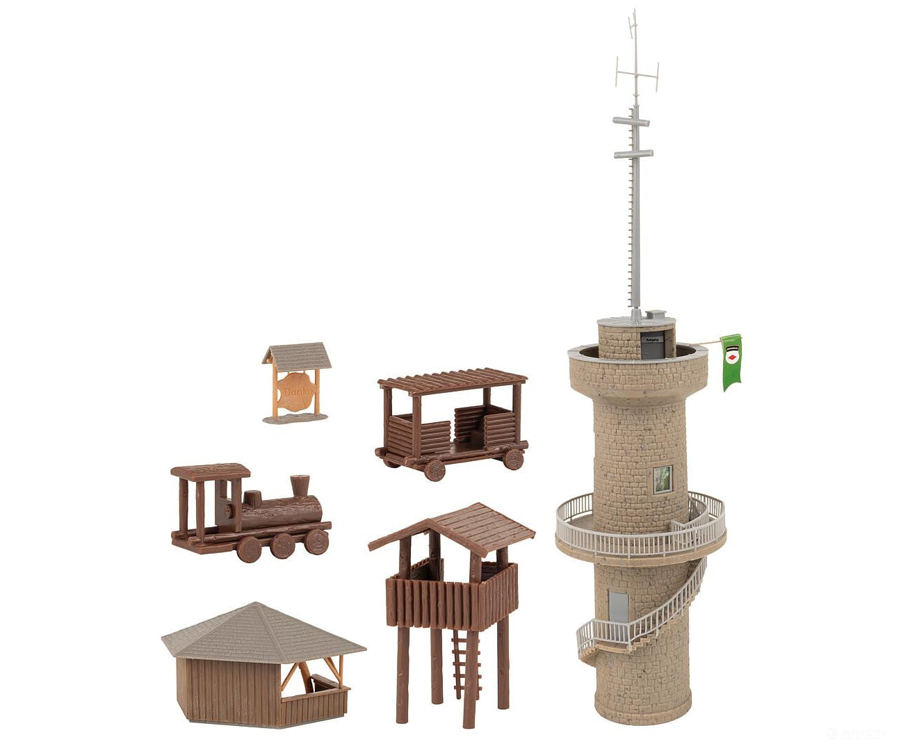Faller 190036 Ho Adventure Playground Promotional-Set Structures