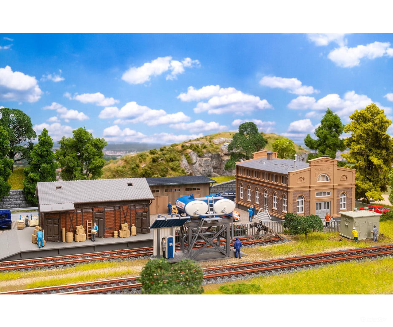Faller 190088 HO Goods handling Promotional-Set - Structures