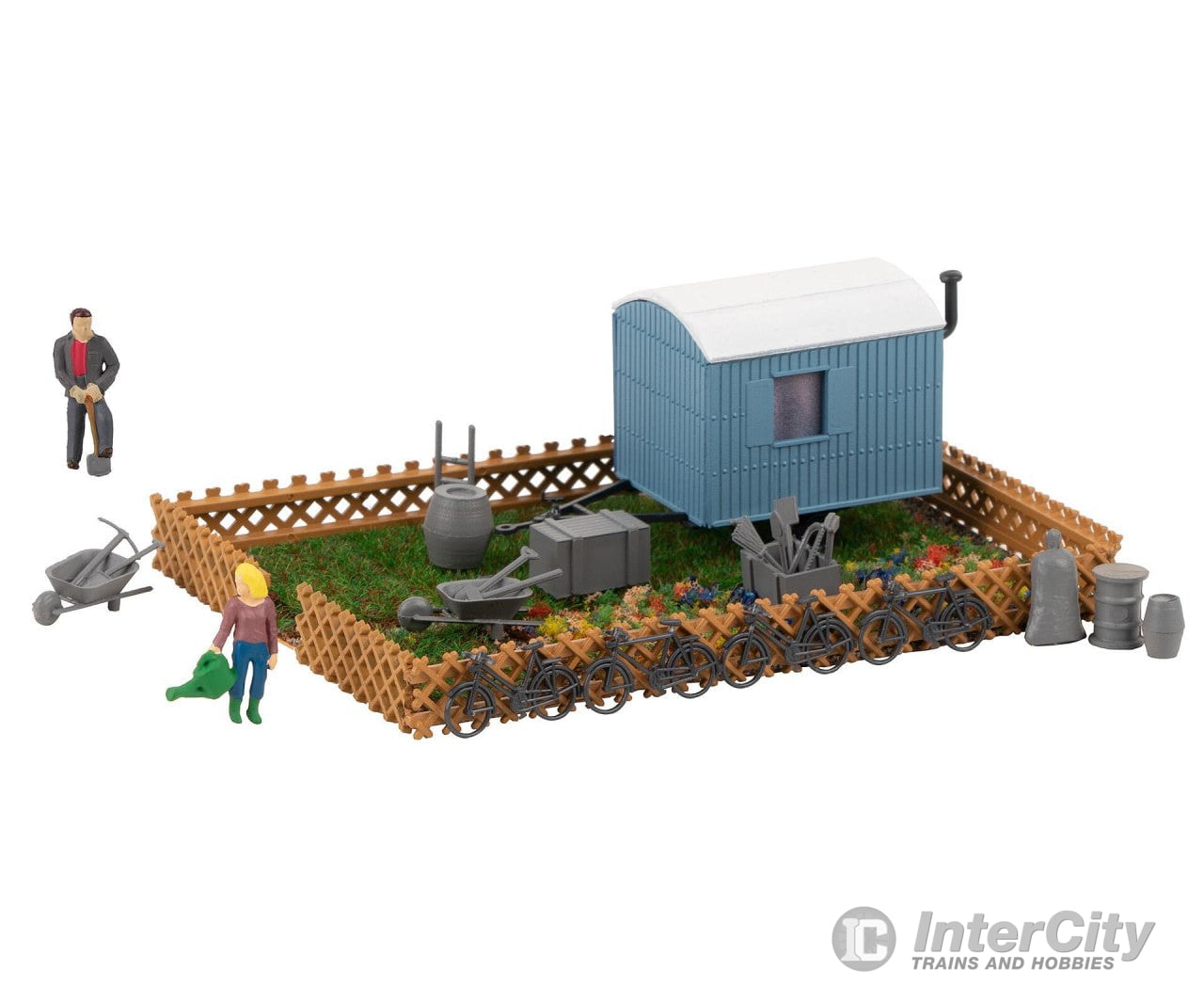 Faller 190090 Ho Anniversary Model Allotment Garden With Figures Structures