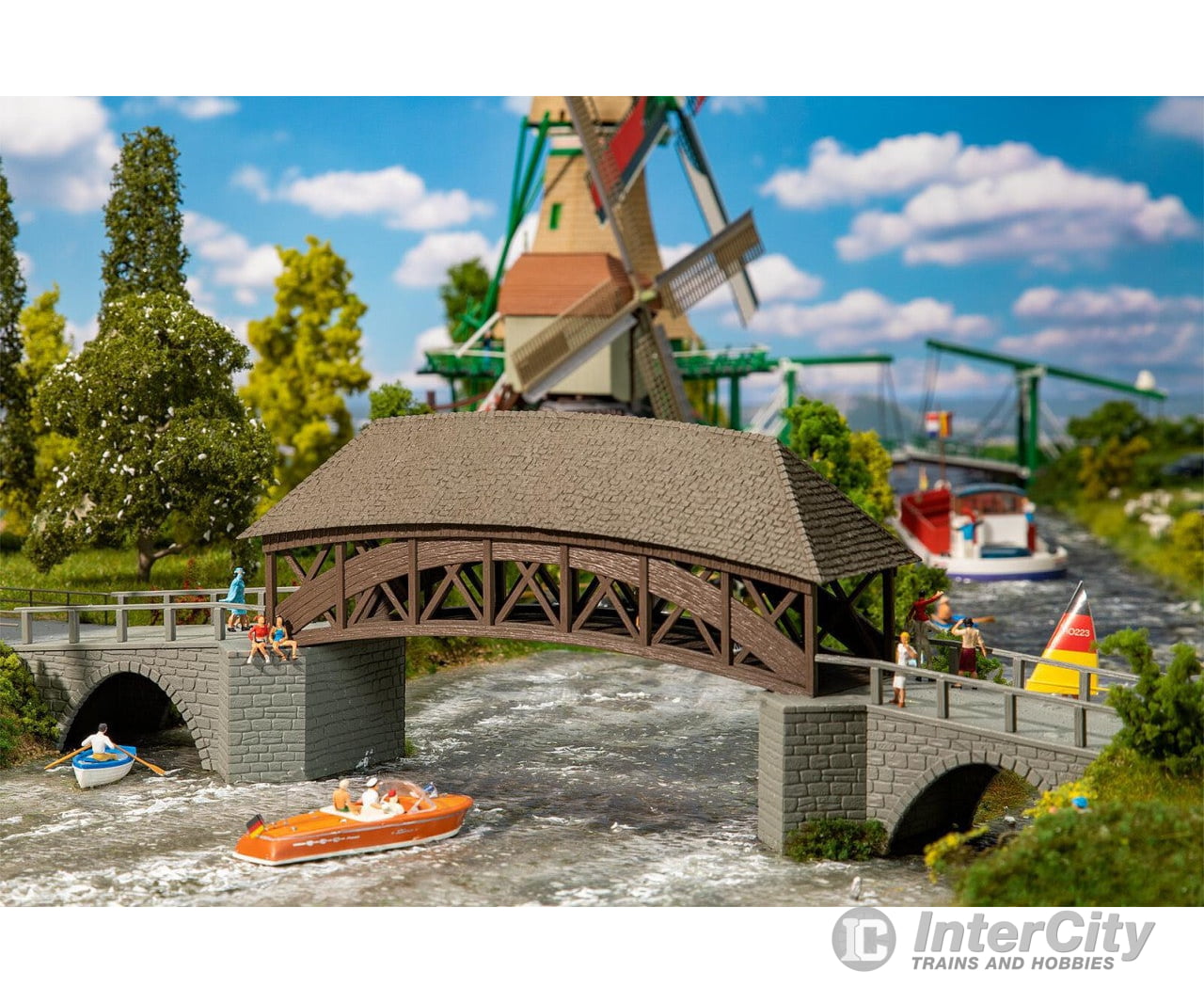 Faller 191774 Ho Old Wooden Bridge Structures